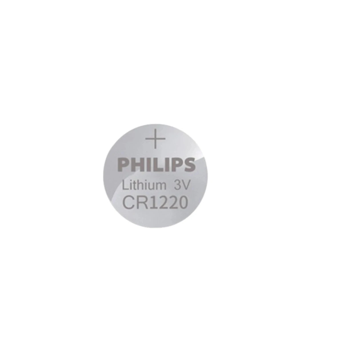 Philips Lithium Cell Button Batteries CR1220 - Pack of 5 Lithium Philips Lithium Cell Button Batteries CR1220 - Pack of 5 Lithium
