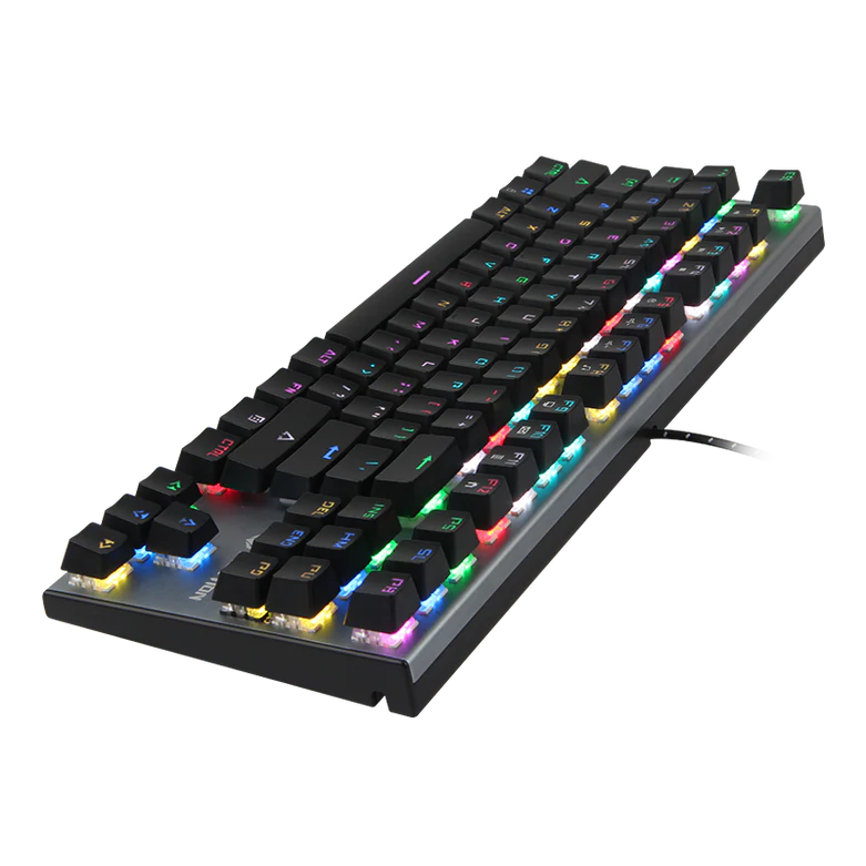 Meetion MT-MK04 Multimedia Mechanical Gaming Keyboard, Blue Switches, RGB Backlit