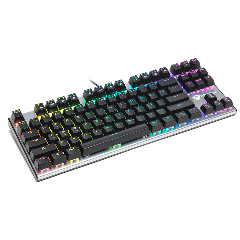 Meetion MT-MK04 Multimedia Mechanical Gaming Keyboard, Blue Switches, RGB Backlit