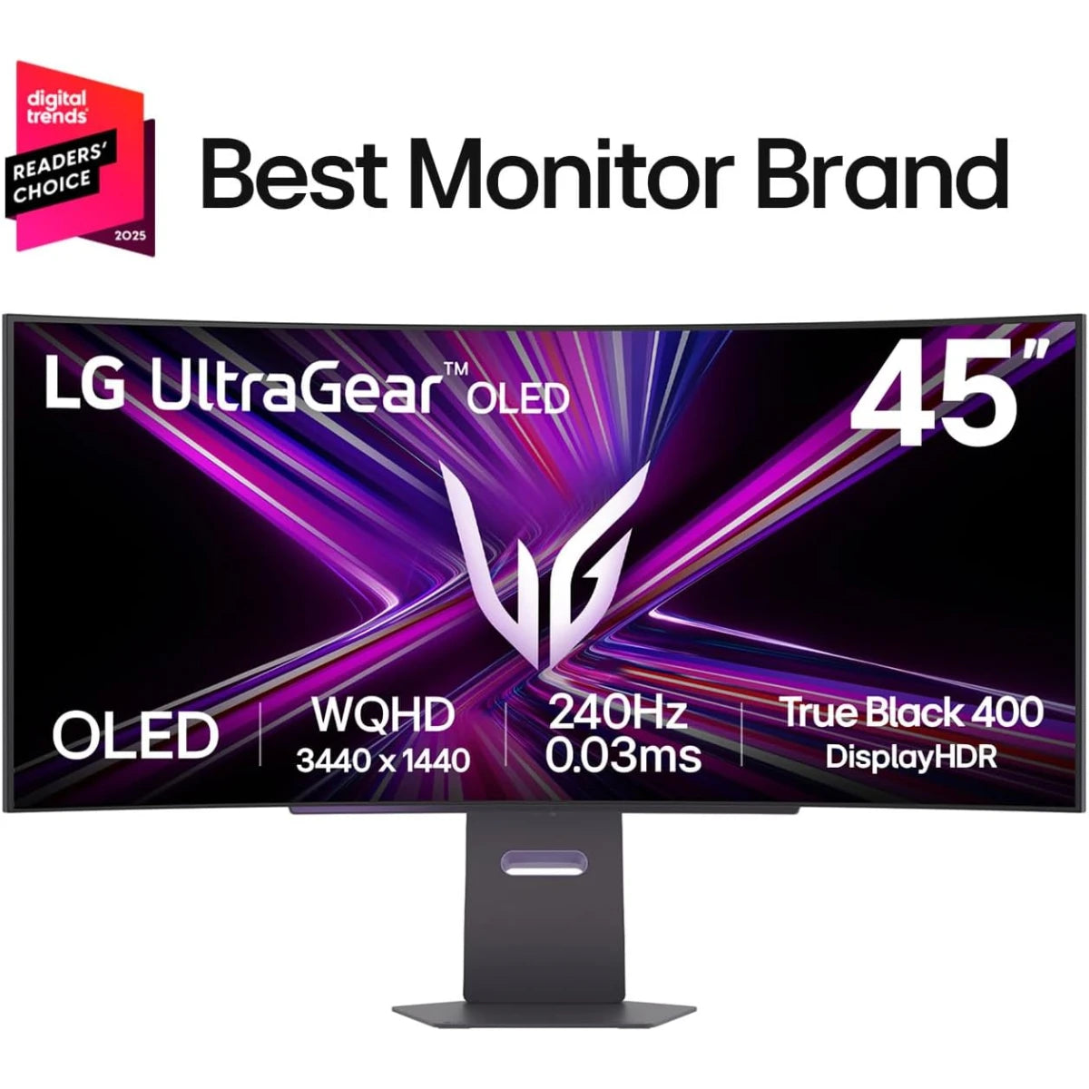 LG 45GX950A-B UltraGear 45 OLED 5K2K WUHD Gaming 165Hz /330Hz Dual Mode