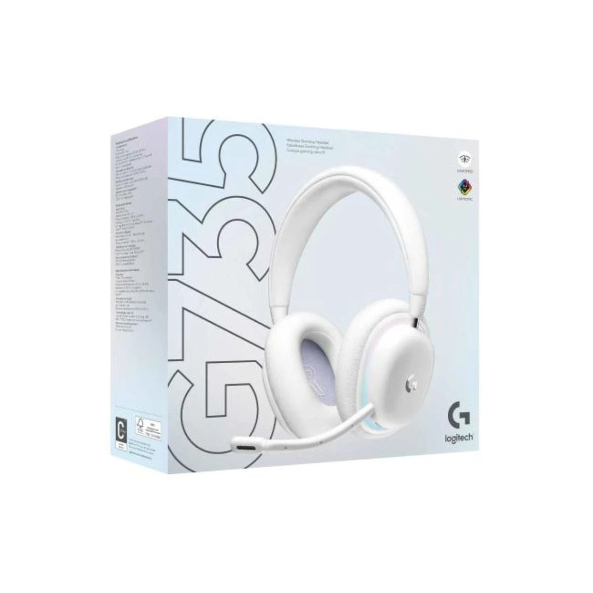 Logitech G735 LIGHTSPEED Wireless Gaming Headset LIGHTSYNC RGB  - White