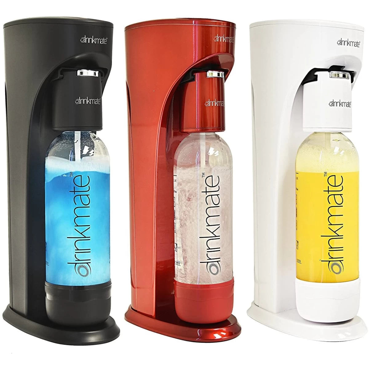 DrinkMate Water & Soda Machine,Carbonates Any Drink ,Cylinder Included - Black DrinkMate Water & Soda Machine,Carbonates Any Drink ,Cylinder Included - Black