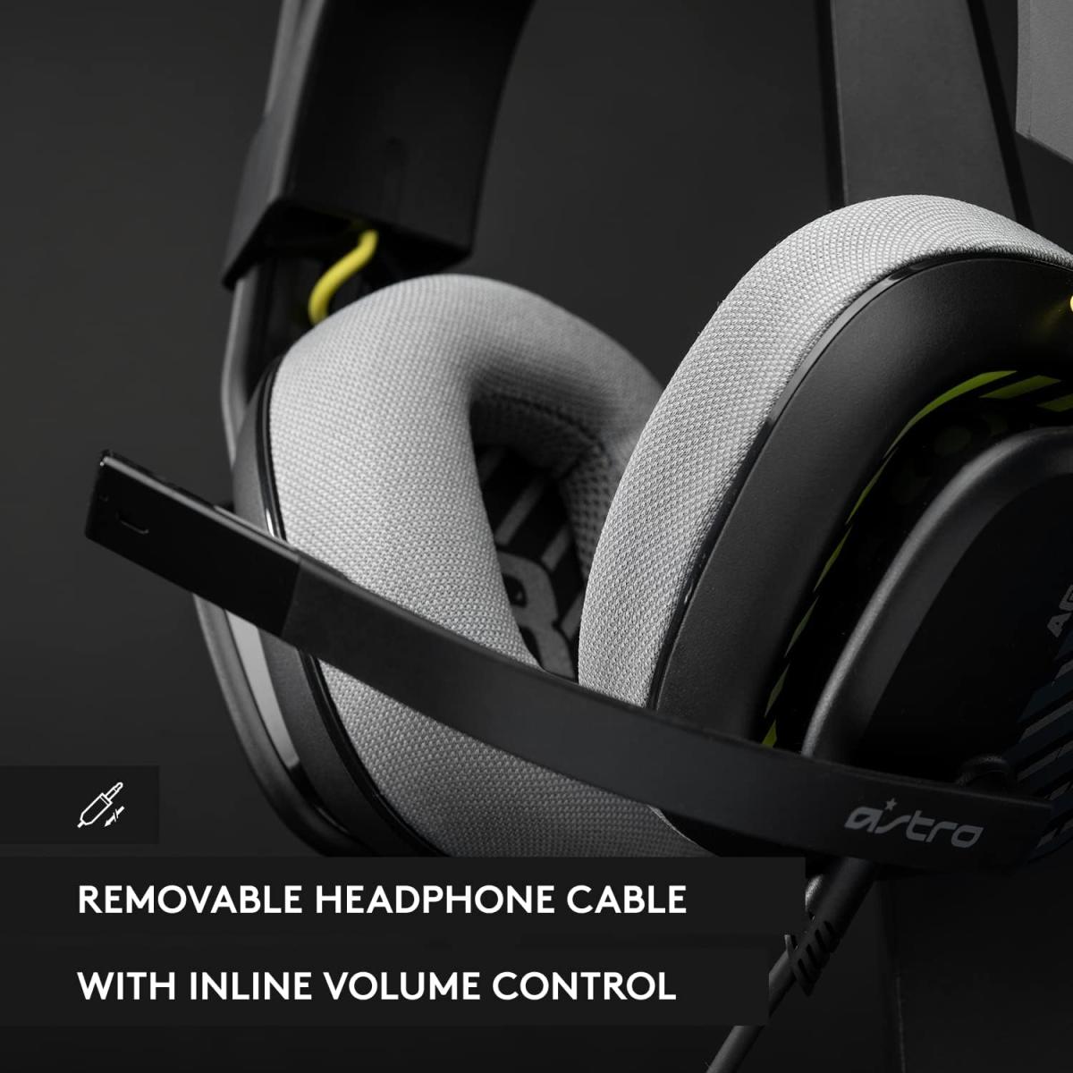 Logitech Astro A10 Gen 2 Wired (3.5 mm) Gaming Headset - Grey