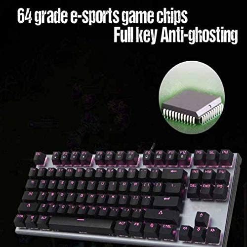 Meetion MT-MK04 Multimedia Mechanical Gaming Keyboard, Blue Switches, RGB Backlit