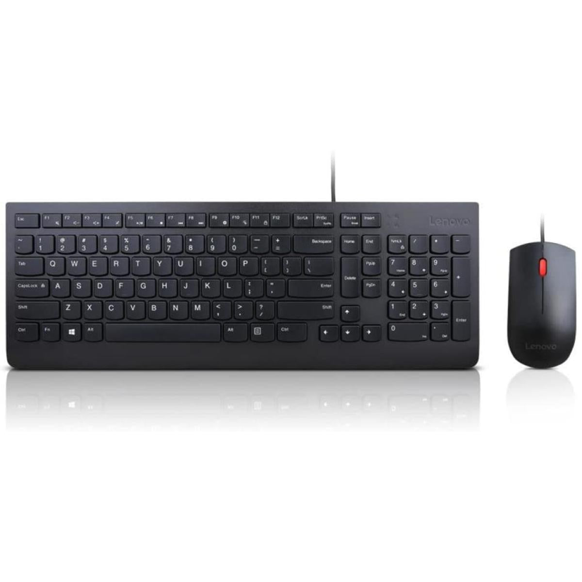 Lenovo 300 Wired Keyboard and Mouse Combo (GX30M39607)-Black