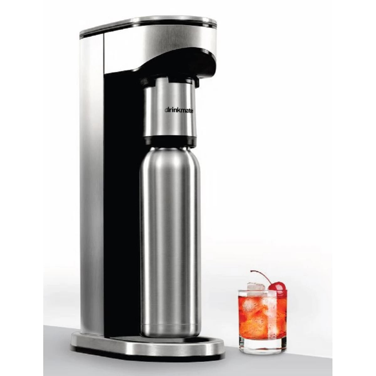 DrinkMate LUX Stainless Steel(Premium Kit)Water & Soda Machine Carbonates Any Drink