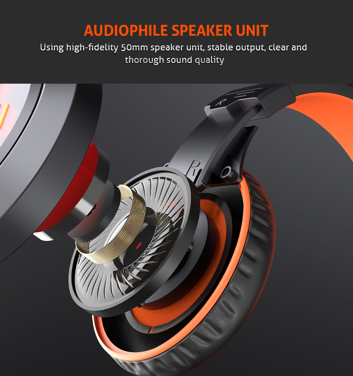 Meetion MT-HP021 Wired Stereo Gaming Headset, Backlit, Noise Canceling Mic