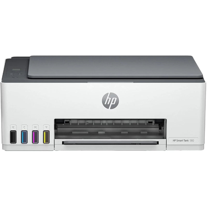 HP Smart Tank 580 Color All-in-One Wireless, Bluetooth, 12K Black &6K Color