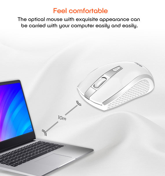 Meetion MT-C4120 Wireless Keyboard and Mouse Combo Kit for Computer, Silent