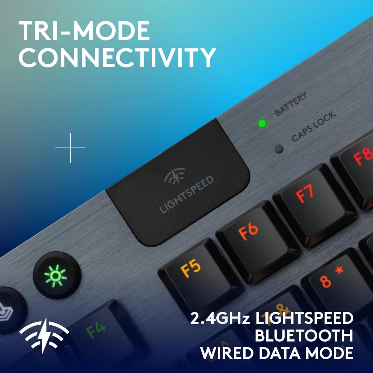 Logitech G915 X LIGHTSPEED TKL Wireless Gaming Keyboard – Black