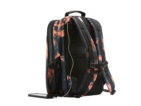 HP Campus XL Tie Dye Backpack Adjustable, Padded Shoulder Straps HP Campus XL Tie Dye Backpack Adjustable, Padded Shoulder Straps