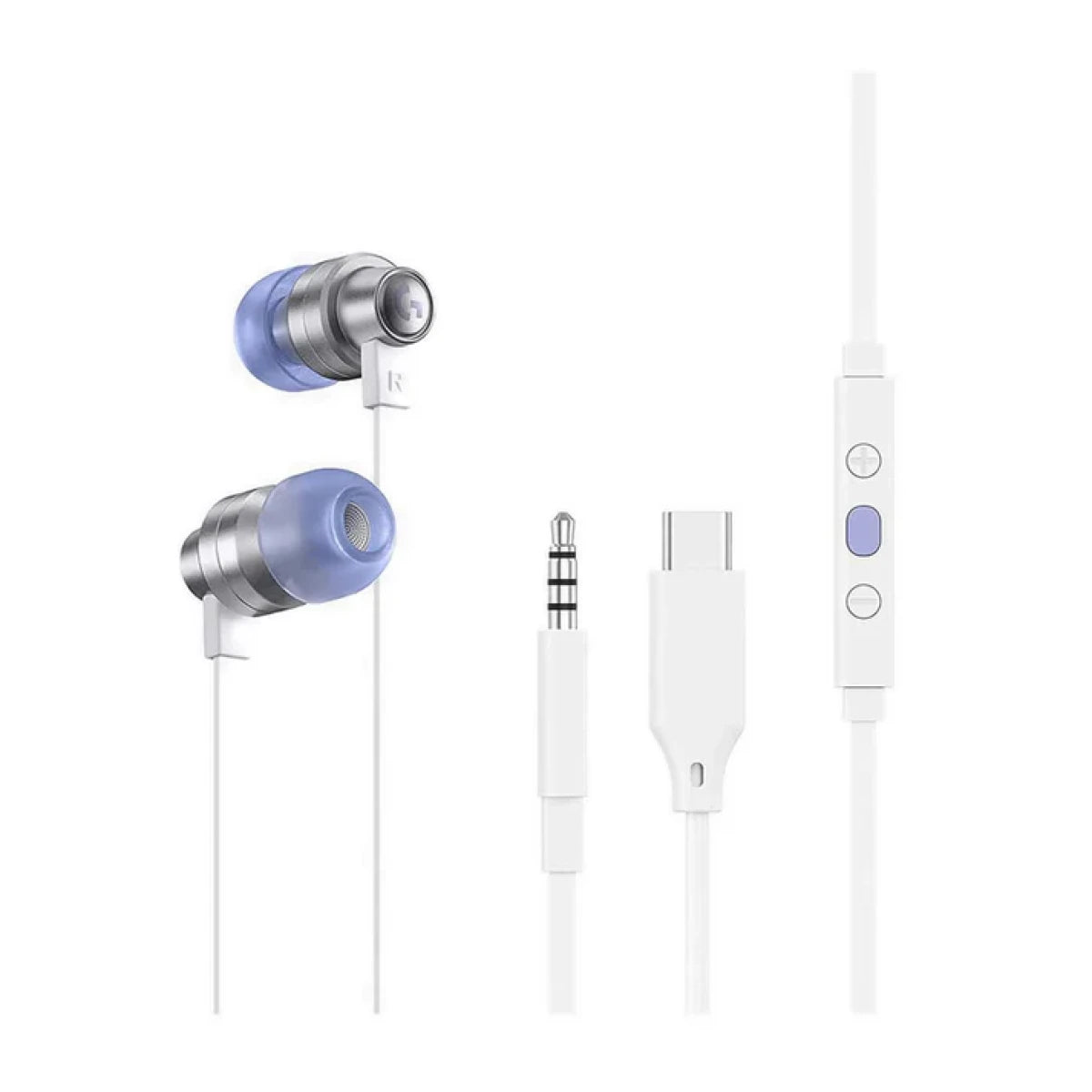 Logitech G333 GAMING EARPHONES Wired WITH MIC  3.5mm jack - White
