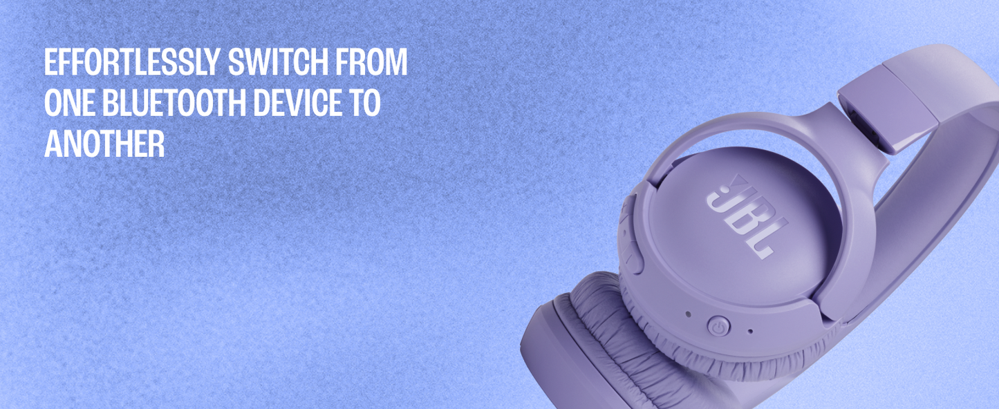 JBL TUNE530BT PERFECT-CALLS PURE BASS SOUND MULTI-POINT CONNECTION