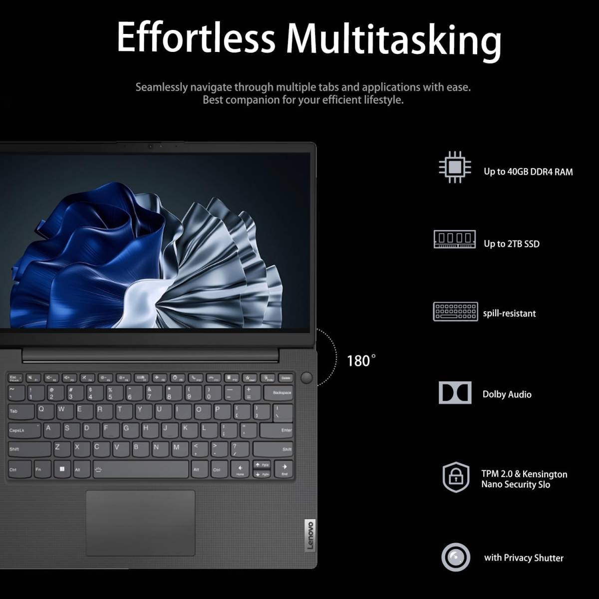 Laptop Lenovo V14 Gen4 Intel Core i7-13620H (16GB DDR4,512GB) 14" FHD