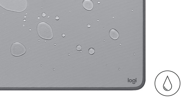 Logitech PadStudio Series Mouse Mat with Anti-Slip Rubber Base Durable Mid-Grey Logitech PadStudio Series Mouse Mat with Anti-Slip Rubber Base Durable Mid-Grey