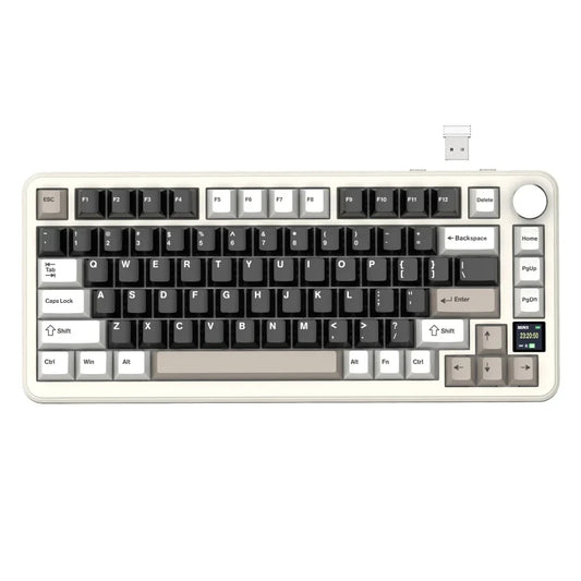 Attack Shark X85 Pro mechanical gaming keyboard smart color display,CNC control
