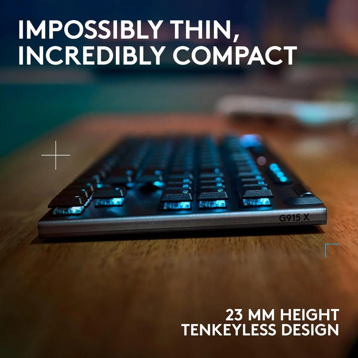 Logitech G915 X LIGHTSPEED TKL Wireless Gaming Keyboard – Black