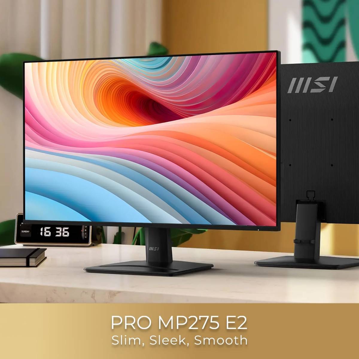 MSI Monitor PRO MP275- E2 27" IPS- Black (2 Years Warranty)