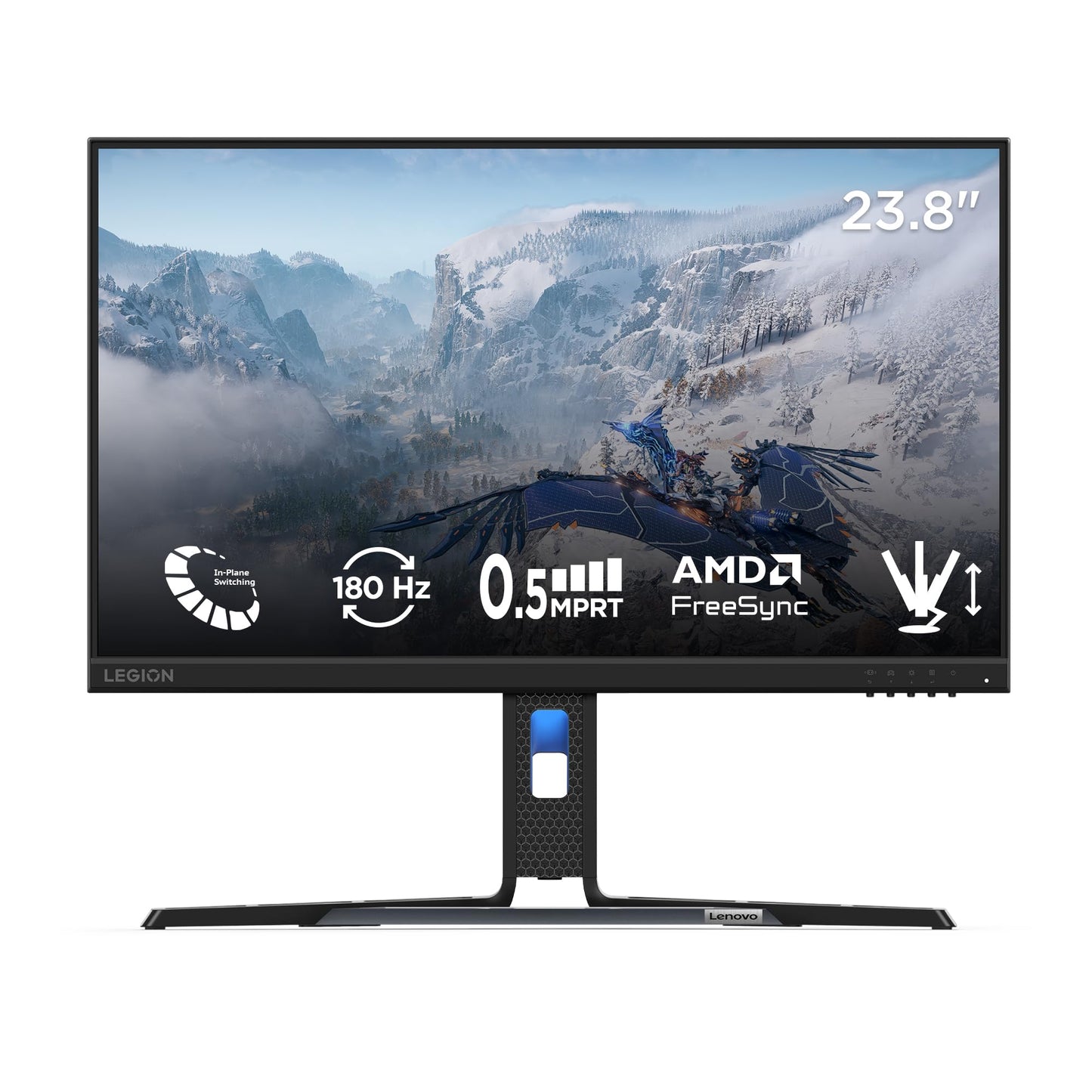 Lenovo Legion R24e Gaming Monitor, 23.8"FHD IPS, 180Hz Refresh 3Yrs Warranty