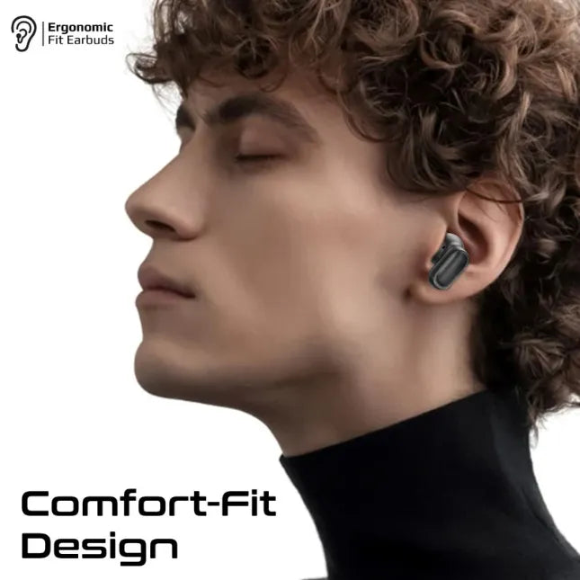 Promate Lush-Pro.Black TWS Earbuds High-Definition TWS Earbuds with Intellitouch