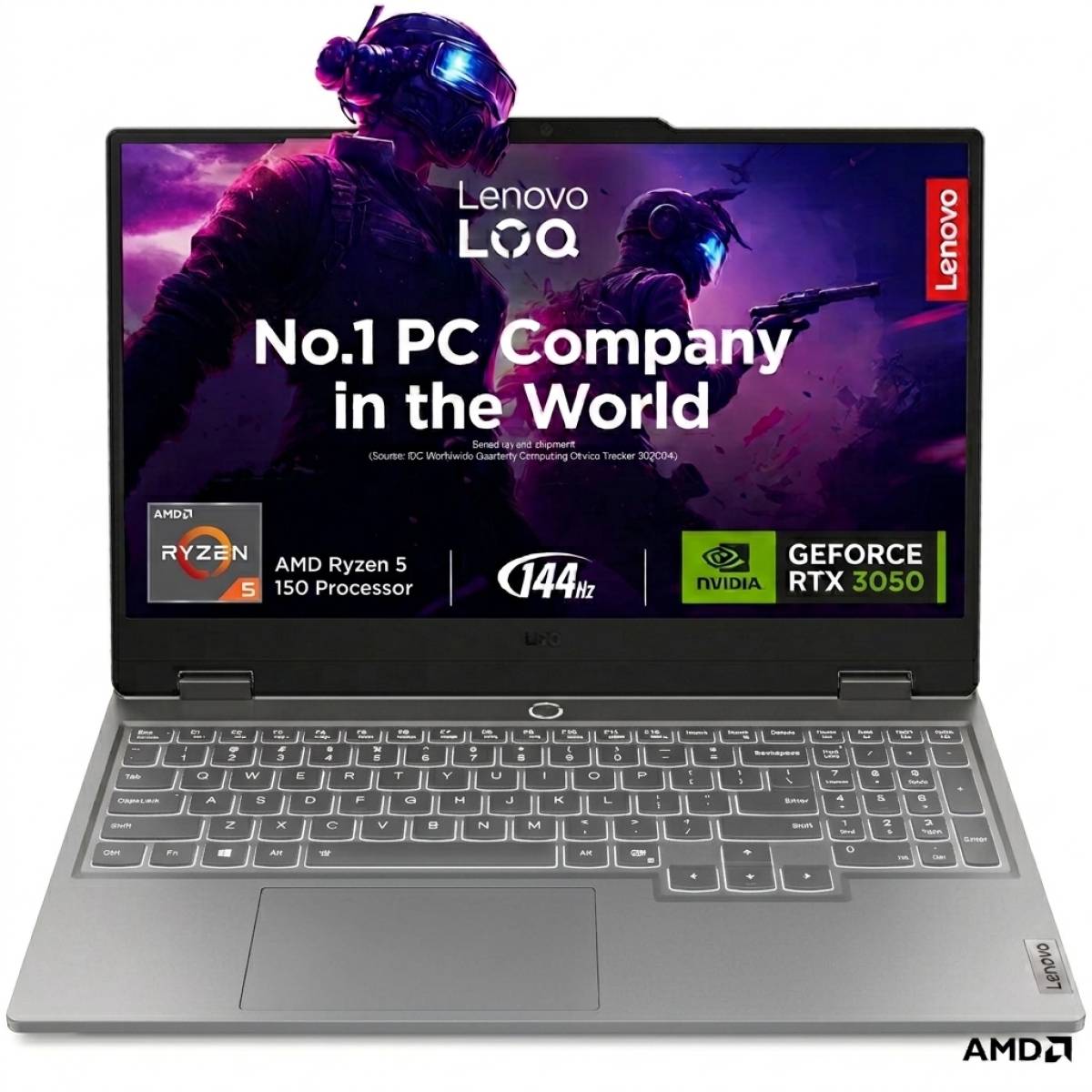 Lenovo LOQ AMD Ryzen 5 150 AI-Powered RTX 3050 6GB (16GB/ 512GB)