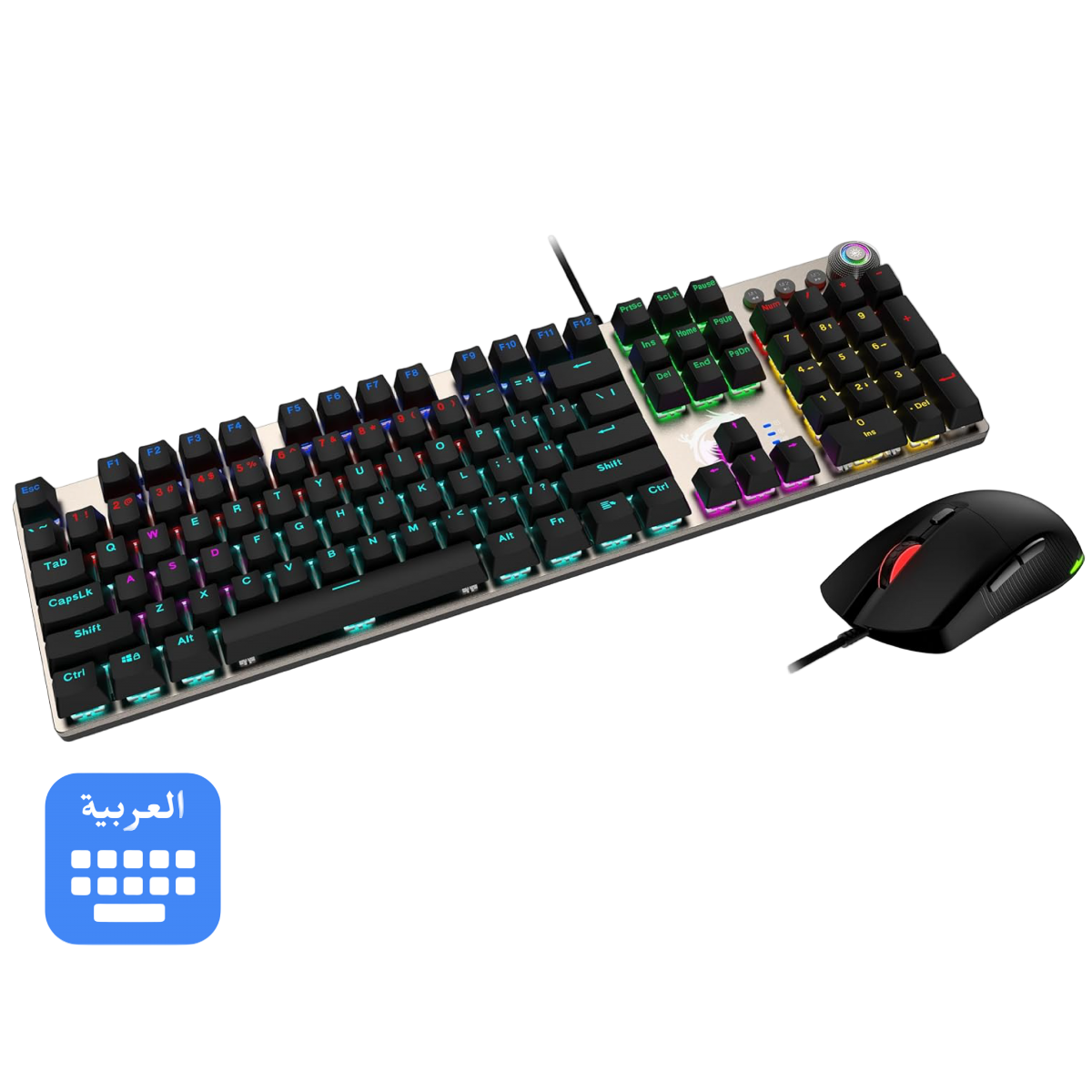 MSI Forge GK310 Combo RED AR - ENG Gaming RGB Mechanical MSI Forge GK310 Combo RED AR - ENG Gaming RGB Mechanical