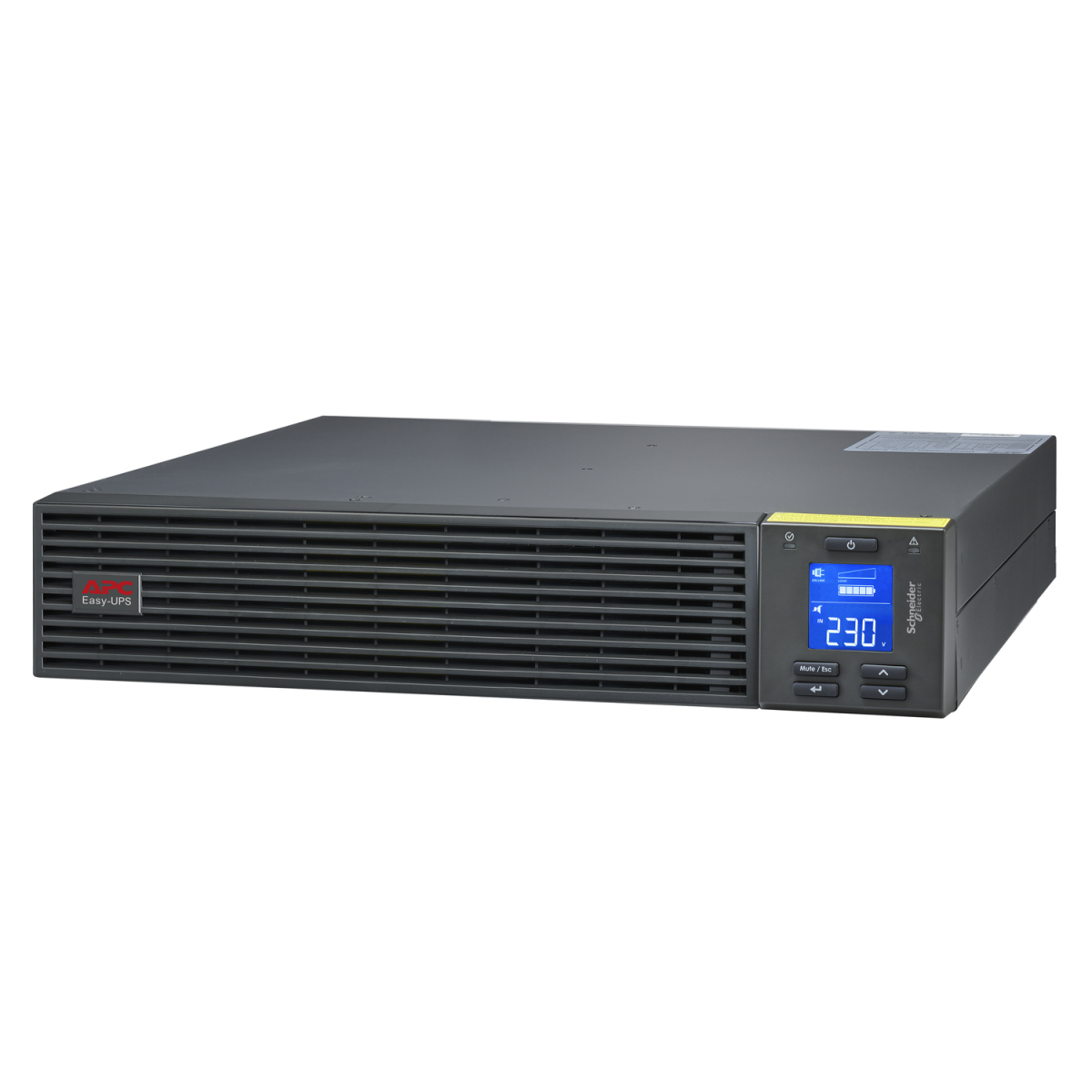 APC Easy UPS On-Line, 3kVA/2400W, Rackmount 2U 230V Intelligent Card Slot LCD (SRV3KRIRK)