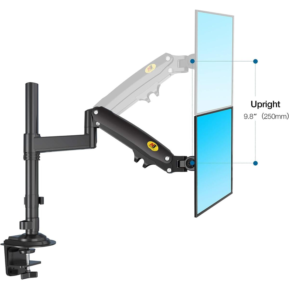 NB North Bayou H100 22" to 35" Adjustable Universal Monitor Arm Desk Mount