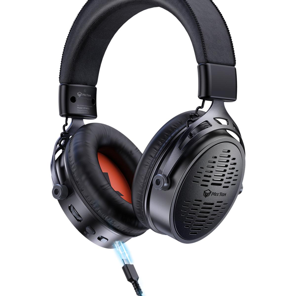 Meetion BTH013 Tri-Mode Wireless Surround Sound Gaming Headset -Black/ White Meetion BTH013 Tri-Mode Wireless Surround Sound Gaming Headset -Black/ White