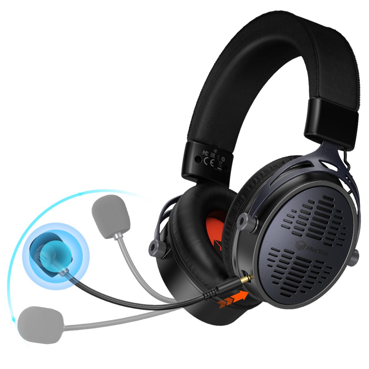 Meetion BTH013 Tri-Mode Wireless Surround Sound Gaming Headset -Black/ White Meetion BTH013 Tri-Mode Wireless Surround Sound Gaming Headset -Black/ White