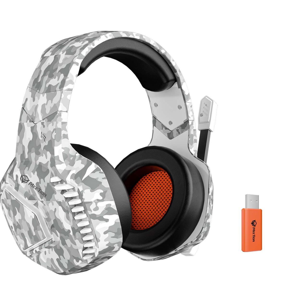 Meetion MT-BTH014 Tri-Mode Gaming Headset, Surround Sound, Long Battery Life