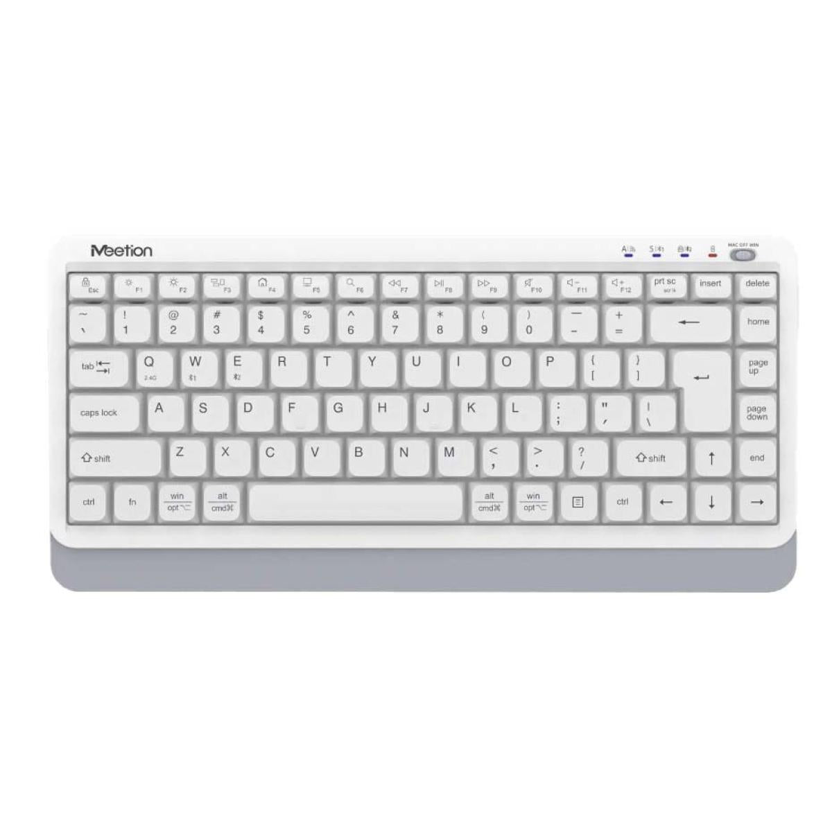 Meetion BTK500 Streamlined Dual-Mode Compact Wireless Keyboard