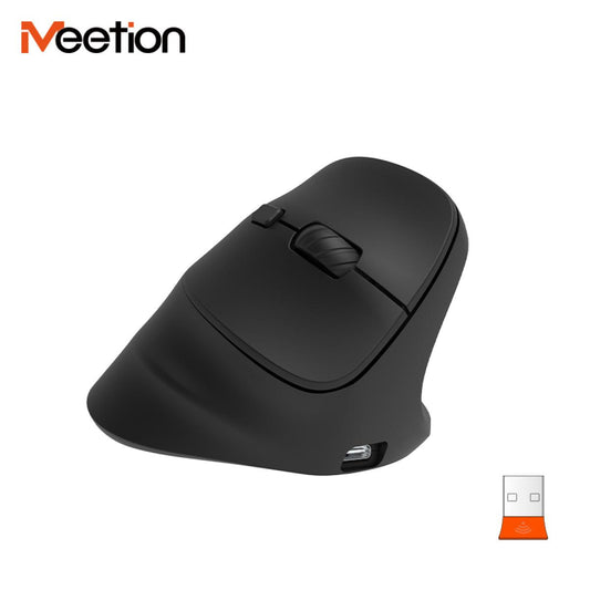 Meetion BTM010R Right-Handed Ergonomic Wireless Mouse 2.4GHz & Bluetooth Dual