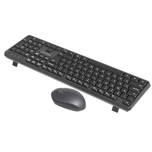 Meetion CW235 2.4G Wireless Keyboard & Mouse Combo Keyboard*2 AAA Mouse: AA*1