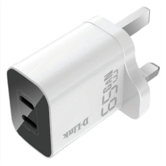 D-Link DPC-652/E 65W Dual USB Wall Charger/2 Type C Original