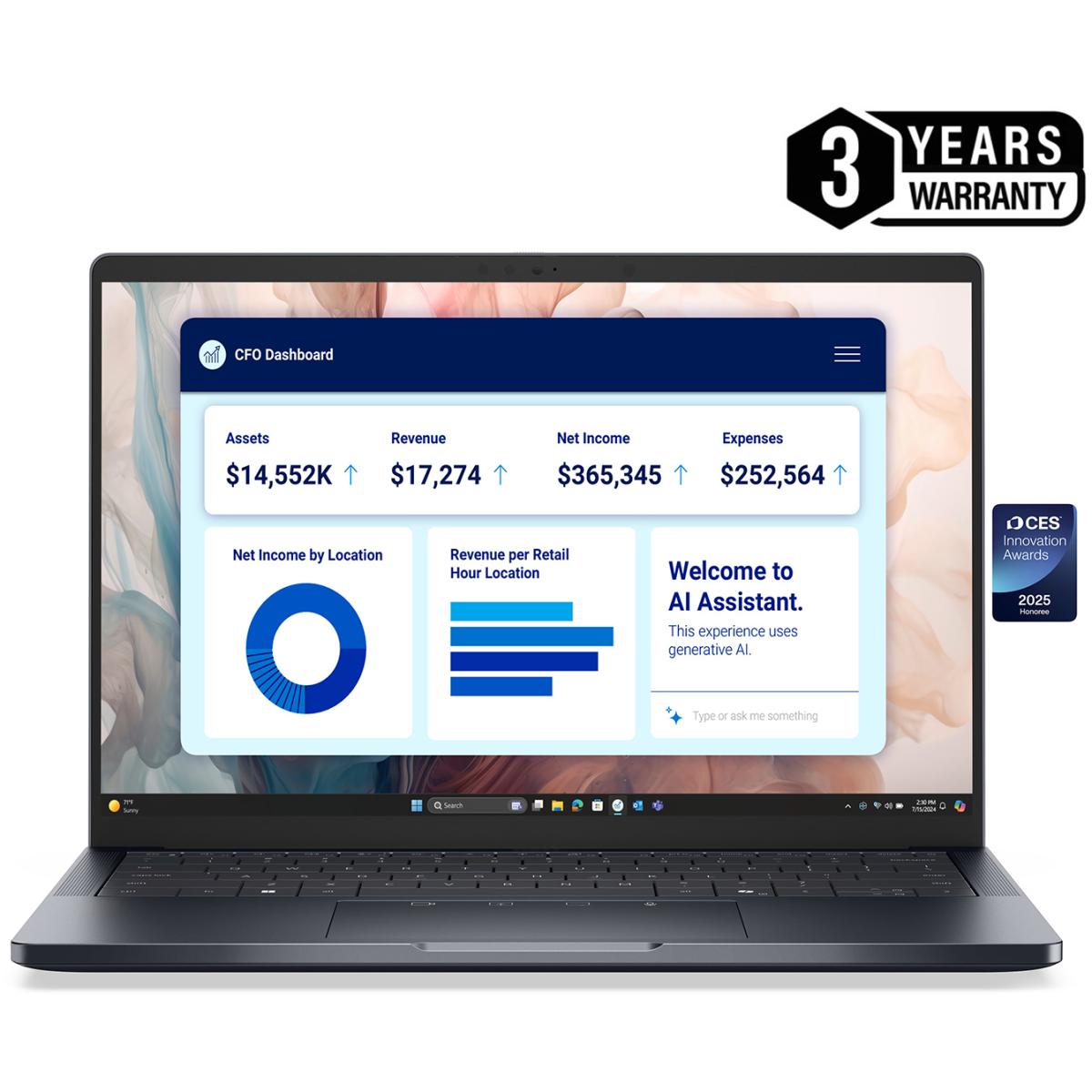 Dell Pro 14 Premium Ultralight 14Intel Core Ultra 7 268VPro, (32GB /1TB) Dell Pro 14 Premium Ultralight 14Intel Core Ultra 7 268VPro, (32GB /1TB)