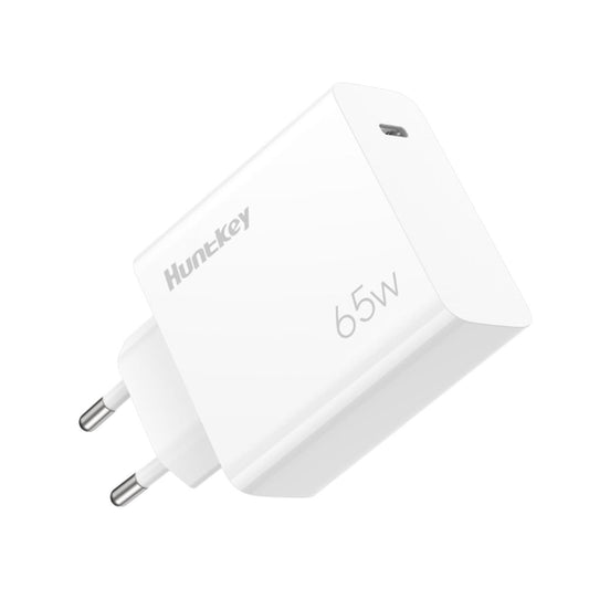 Huntkey 65W Fast Charger 1 Port Type C Mobile Charger -White