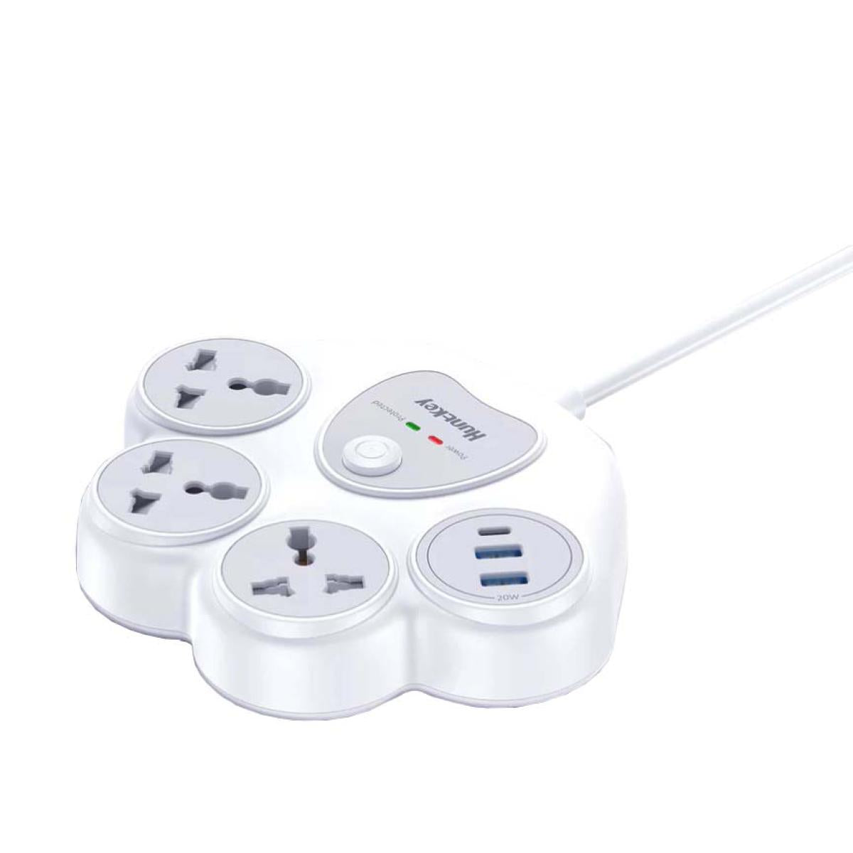 Huntkey SZN307C F2O Charger Pub Station Surge Protect Power Strip 1.5M Huntkey SZN307C F2O Charger Pub Station Surge Protect Power Strip 1.5M