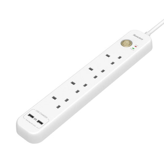 Huntkey SUC507 Surge Protector Power Strip Child-protective 2Meter cable UK 250V