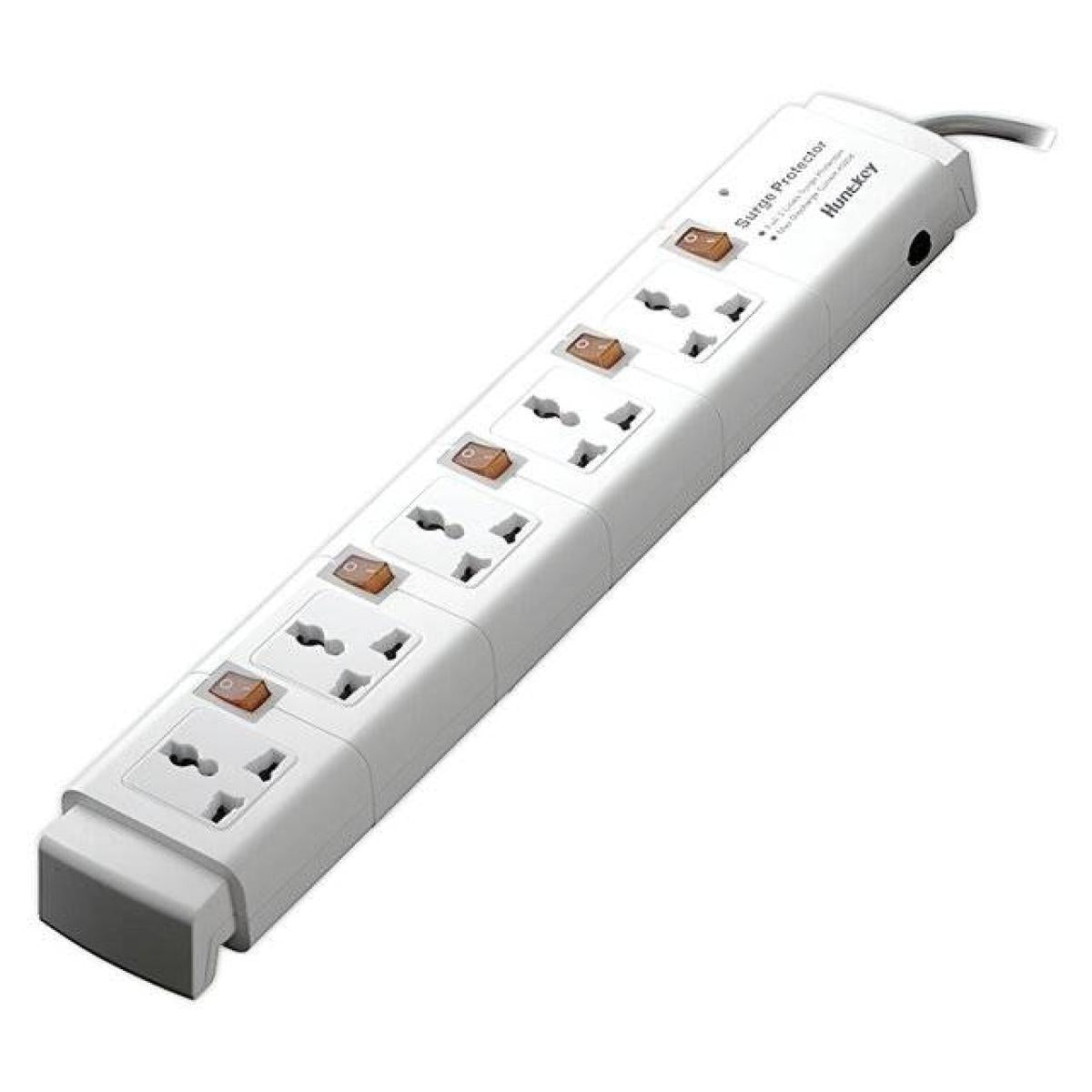 Huntkey SZC502 5 Port Surge Protector Power Strip 3M Cable MK Plug