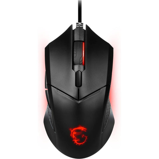 MSI Clutch GM08 Gaming Mouse, 4200 DPI Optical Sensor, 3 Adjustable Weights