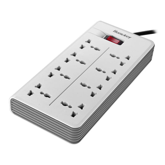 Huntkey PZA801 Power Strips, Universal Standard Overload protection 3Meter UK 250V