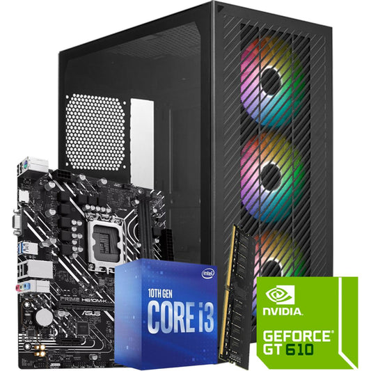INTEL CORE I3 10100F GT 610 2GB / 8GB RAM(Collection#3)