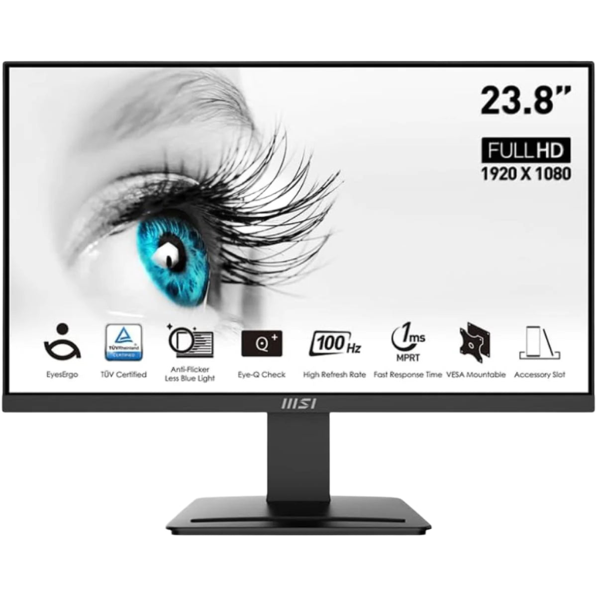MSI PRO MP2412 24", 1920 x 1080 (FHD)- Black(2 Years Warranty)