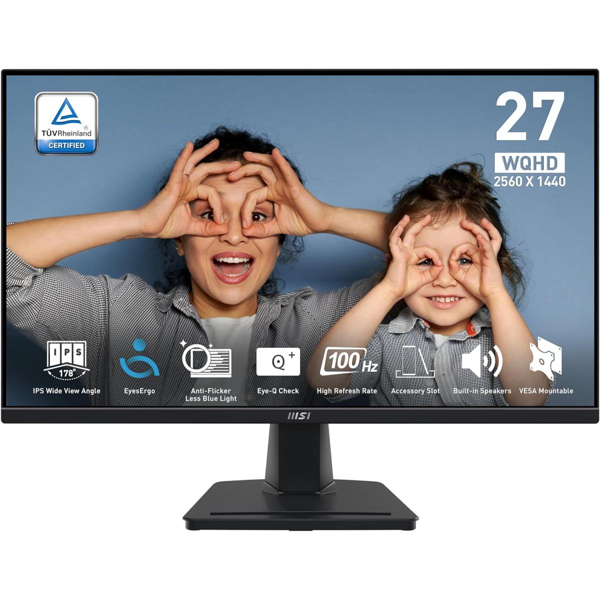 Monitor MSI PRO MP275Q 27 inch IPS 2560 x 1440 (2K) 100Hz