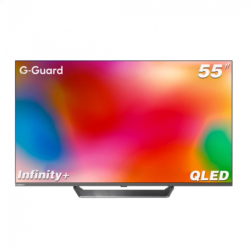 G-Guard Infinity+ CQG 55 Inch Smart 4K QLED Google TV, Black