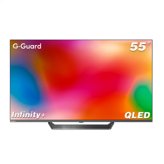 G-Guard Infinity+ CQG 55 Inch Smart 4K QLED Google TV, Black
