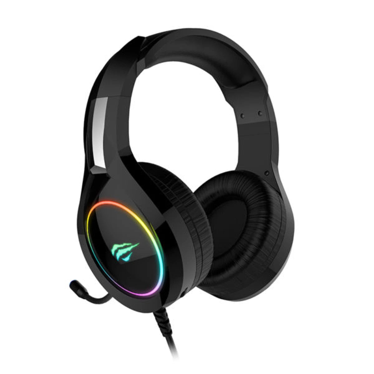 HAVIT H2232D GAMING HEADPHONE JACK-3.5MM COOL SAHPE RGB LIGHT