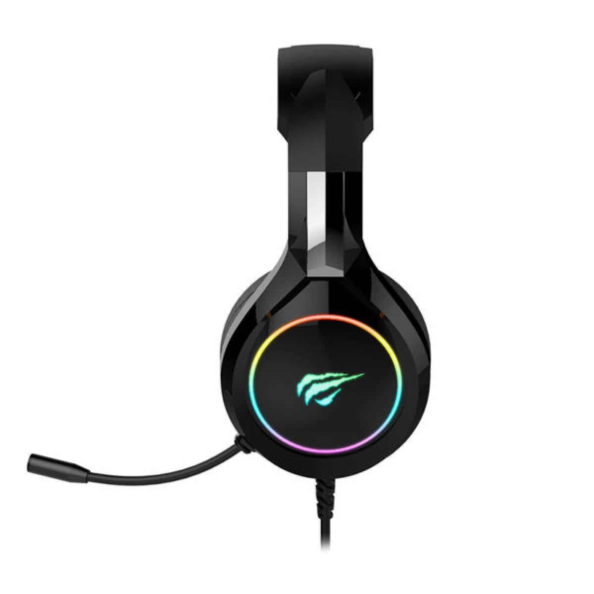 HAVIT H2232D GAMING HEADPHONE JACK-3.5MM COOL SAHPE RGB LIGHT