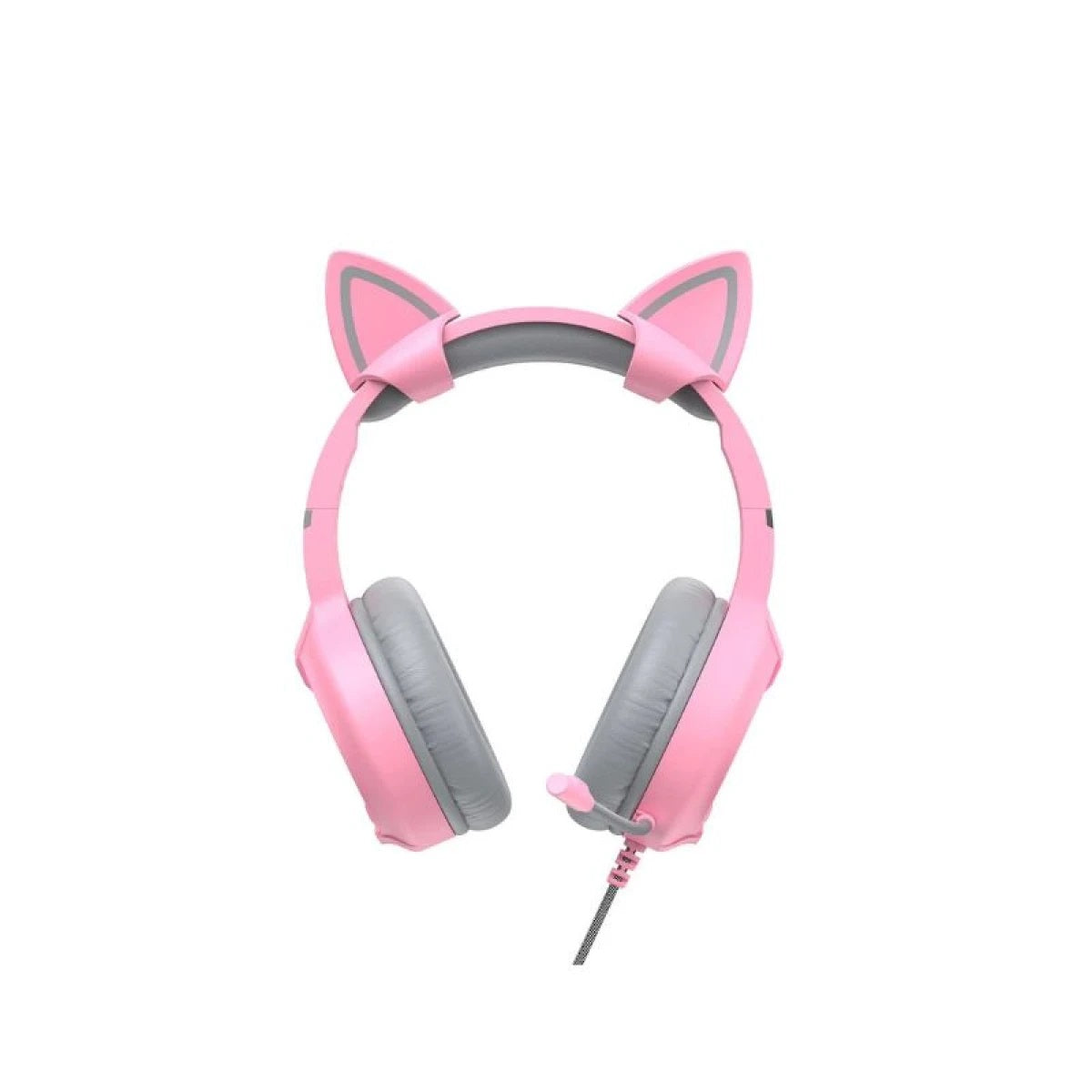HAVIT GAMENOTE H2233D GAMING HEADPHONE COOL SHAPE RGB LIGHT - Pink
